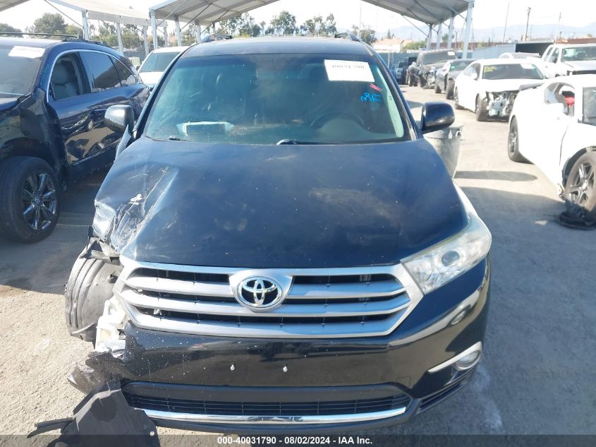 2013 Toyota Highlander Se V6 VIN: 5TDZK3EH4DS125295 Lot: 40031790