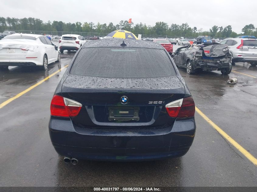 2008 BMW 328 I VIN: WBAVA37568NL18433 Lot: 40031797