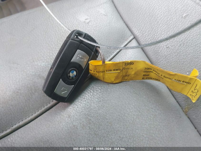 2008 BMW 328 I VIN: WBAVA37568NL18433 Lot: 40031797