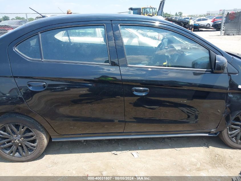 2022 Mitsubishi Mirage G4 Black Edition VIN: ML32FUFJ2NHF04756 Lot: 40031807