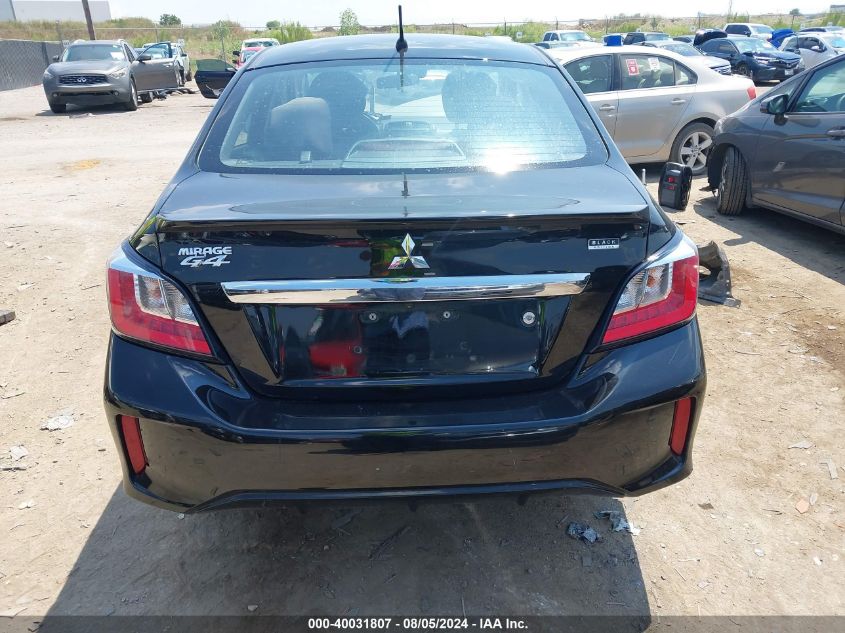 2022 Mitsubishi Mirage G4 Black Edition VIN: ML32FUFJ2NHF04756 Lot: 40031807