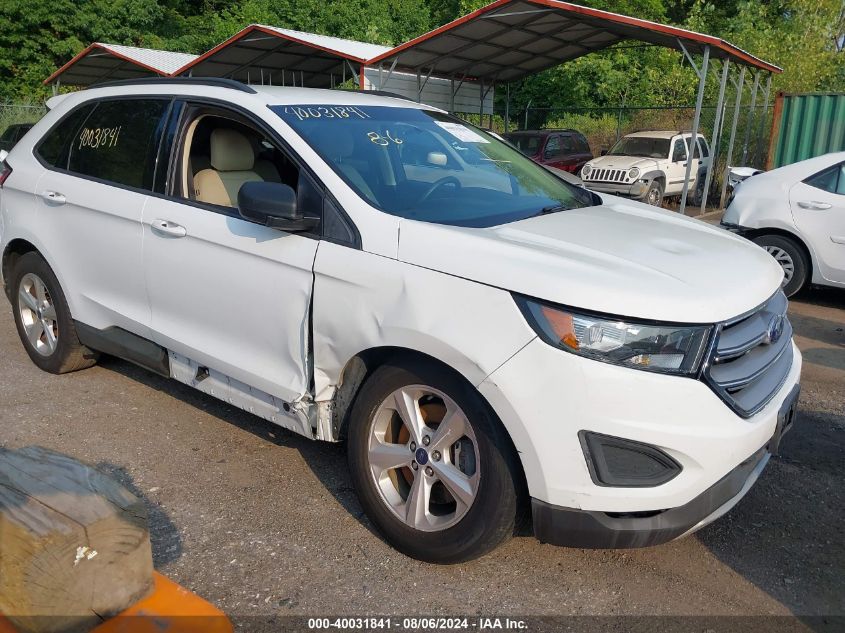 2015 Ford Edge Se VIN: 2FMTK4G89FBB97439 Lot: 40031841