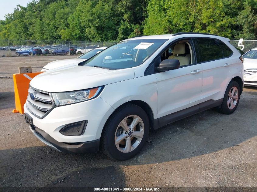 2015 Ford Edge Se VIN: 2FMTK4G89FBB97439 Lot: 40031841