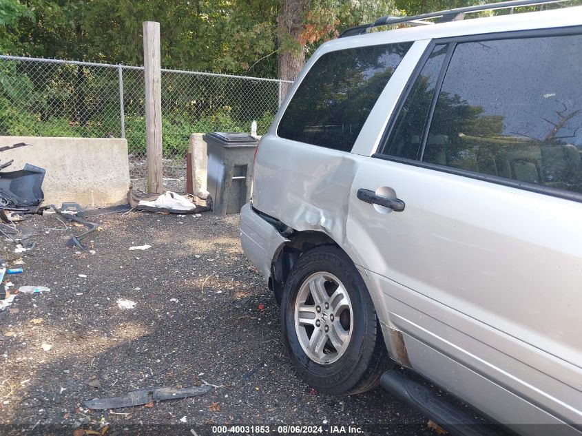 2005 Honda Pilot Ex-L VIN: 2HKYF18535H535678 Lot: 40031853