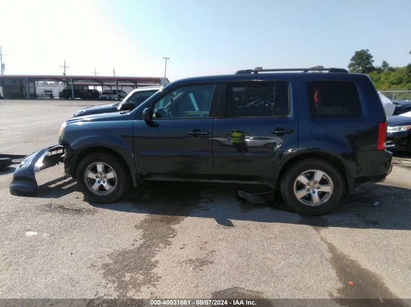 2011 Honda Pilot Ex-L VIN: 5FNYF4H53BB043244 Lot: 40031861
