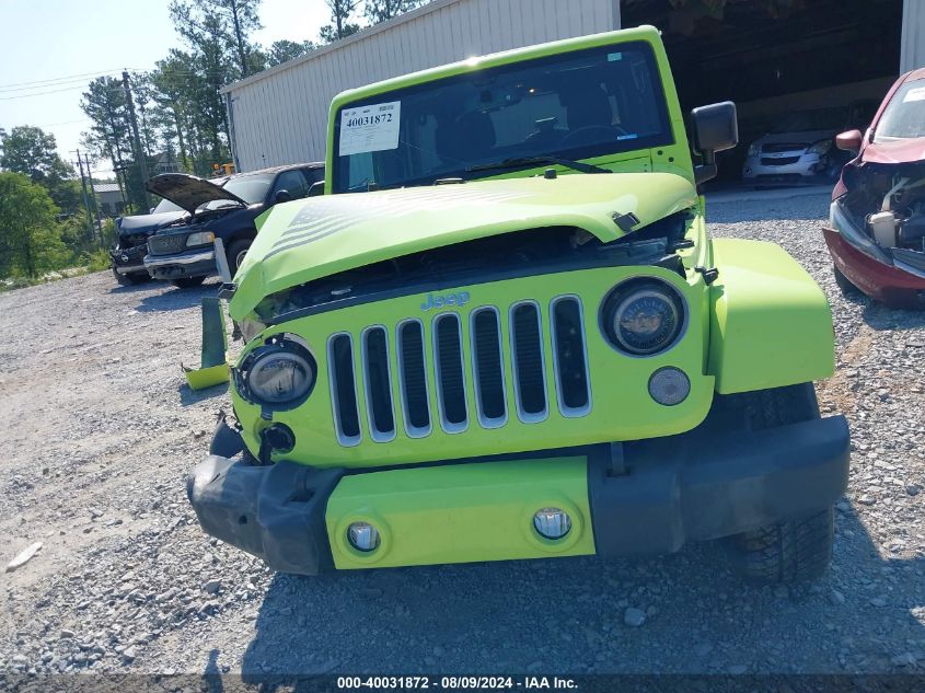 2017 Jeep Wrangler Unlimited Sahara 4X4 VIN: 1C4BJWEG4HL508965 Lot: 40031872