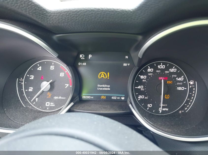 2018 Alfa Romeo Stelvio Ti VIN: ZASFAKBN6J7B58922 Lot: 40031942