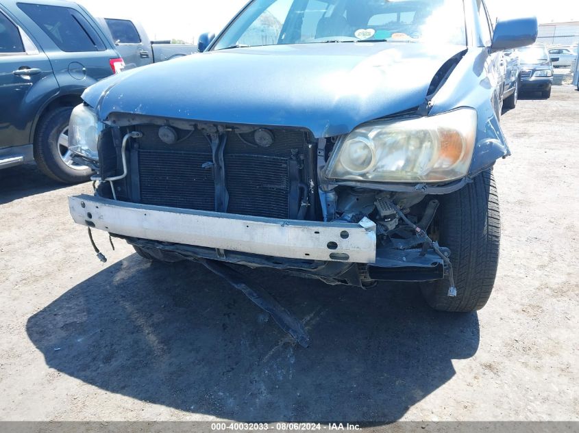 2007 Toyota Highlander Hybrid Limited V6/V6 VIN: JTEEW21A270036818 Lot: 40032033