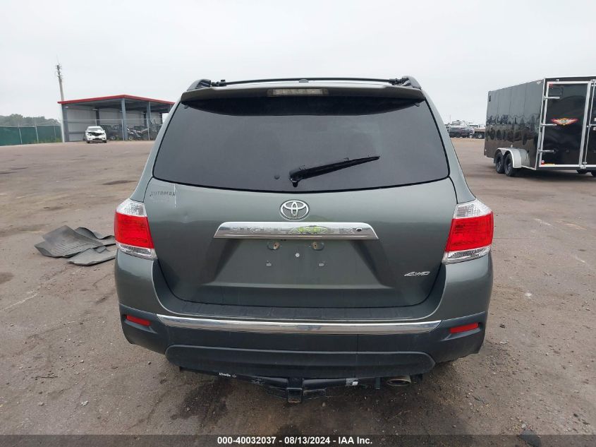 2013 Toyota Highlander Limited V6 VIN: 5TDDK3EH2DS265520 Lot: 40032037