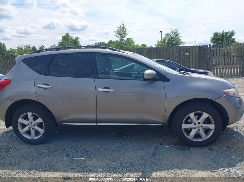 2010 Nissan Murano Sl VIN: JN8AZ1MU2AW004518 Lot: 40032035