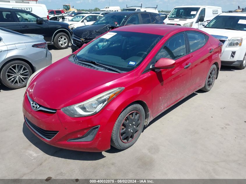 KMHDH4AE4GU478528 2016 HYUNDAI ELANTRA - Image 2