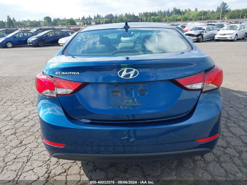 2014 HYUNDAI ELANTRA SE/SPORT/LIMITED - KMHDH4AE4EU122044