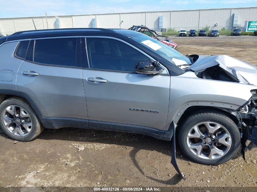 2020 Jeep Compass Limited Fwd VIN: 3C4NJCCB3LT140648 Lot: 40032126