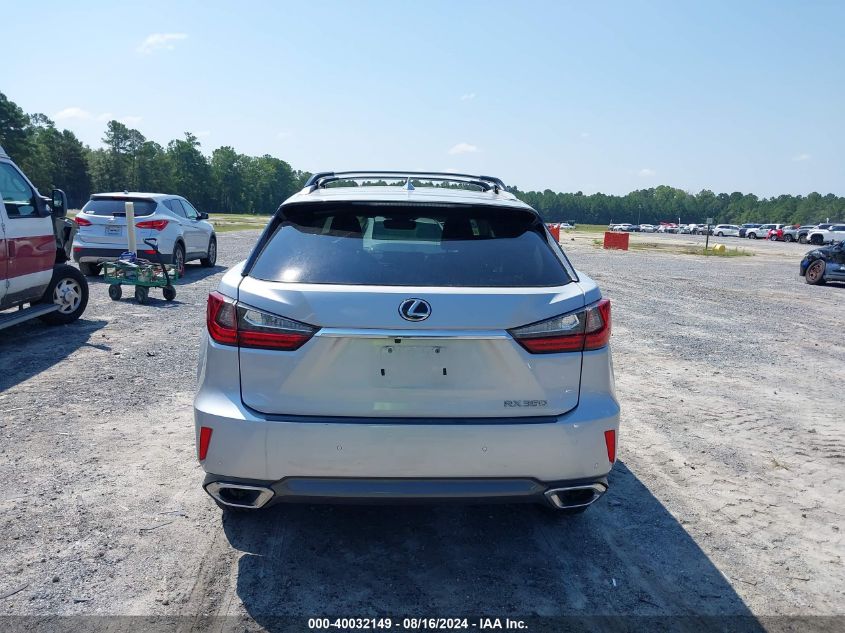 2017 Lexus Rx 350/Base/F Sport VIN: 2T2BZMCA8HC076606 Lot: 40032149