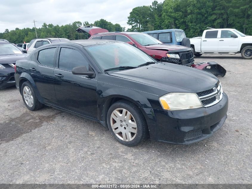 2013 Dodge Avenger Se VIN: 1C3CDZAB5DN752327 Lot: 40032172