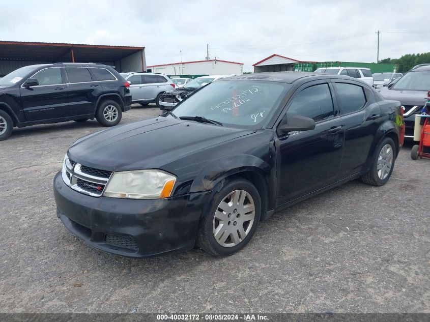 2013 Dodge Avenger Se VIN: 1C3CDZAB5DN752327 Lot: 40032172