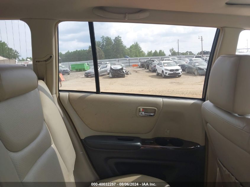 2002 Toyota Highlander Limited V6 VIN: JTEGF21A420056649 Lot: 40032257