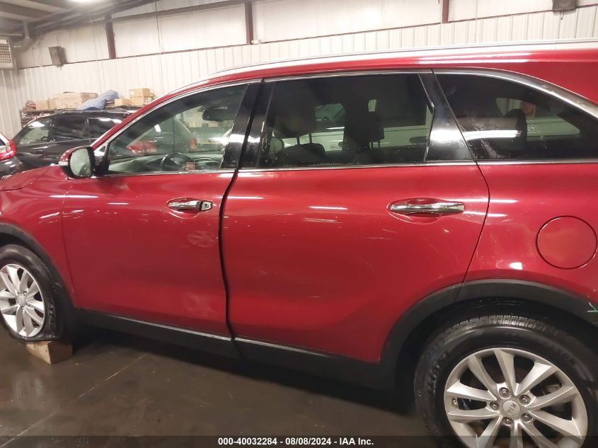 2017 Kia Sorento 2.4L Lx VIN: 5XYPG4A31HG213393 Lot: 40032284