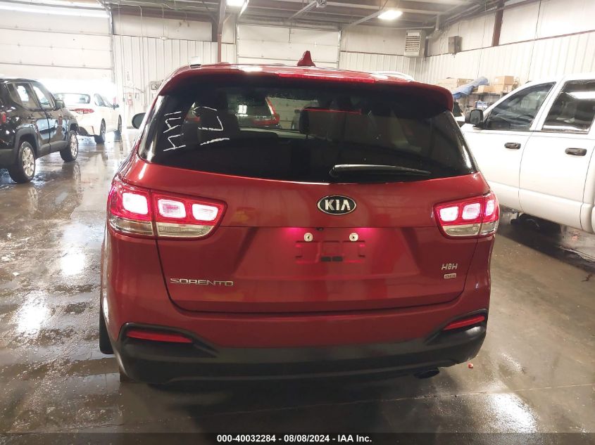 2017 Kia Sorento 2.4L Lx VIN: 5XYPG4A31HG213393 Lot: 40032284