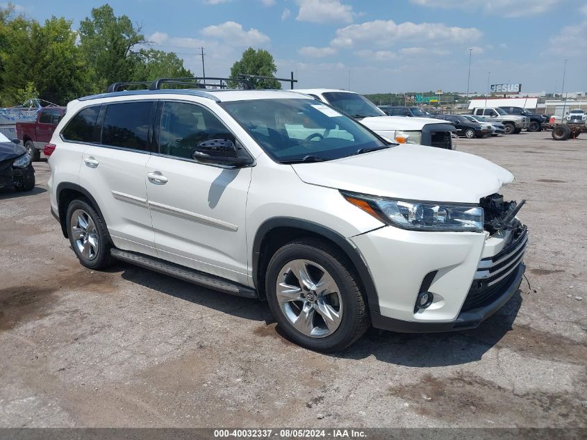 2019 TOYOTA HIGHLANDER LIMITED - 5TDYZRFHXKS311350