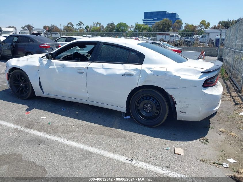 2018 Dodge Charger Sxt Rwd VIN: 2C3CDXBG1JH277536 Lot: 40032342