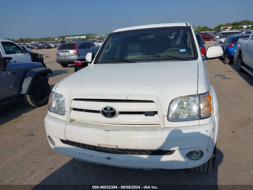 2004 Toyota Tundra Limited V8 VIN: 5TBET38104S438475 Lot: 40032394