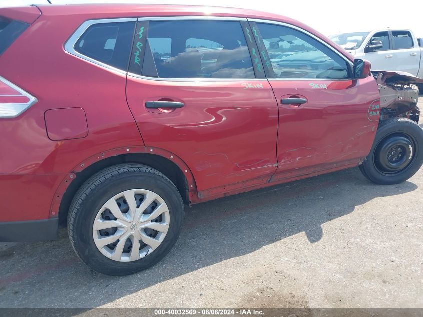 2016 Nissan Rogue S/Sl/Sv VIN: 5N1AT2MV6GC748611 Lot: 40032569