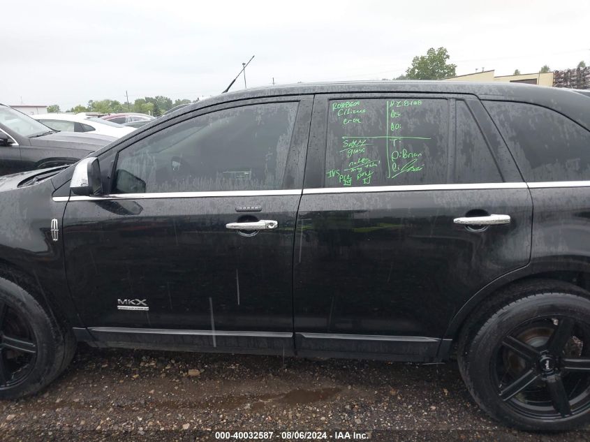 2010 Lincoln Mkx VIN: 2LMDJ8JC4ABJ24312 Lot: 40032587