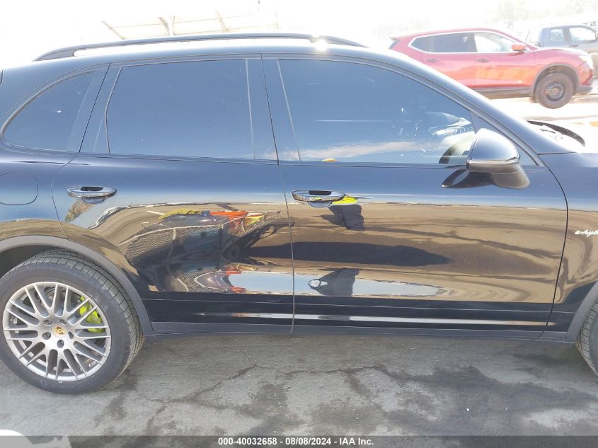 WP1AE2A21GLA58594 2016 Porsche Cayenne Se Hybrid