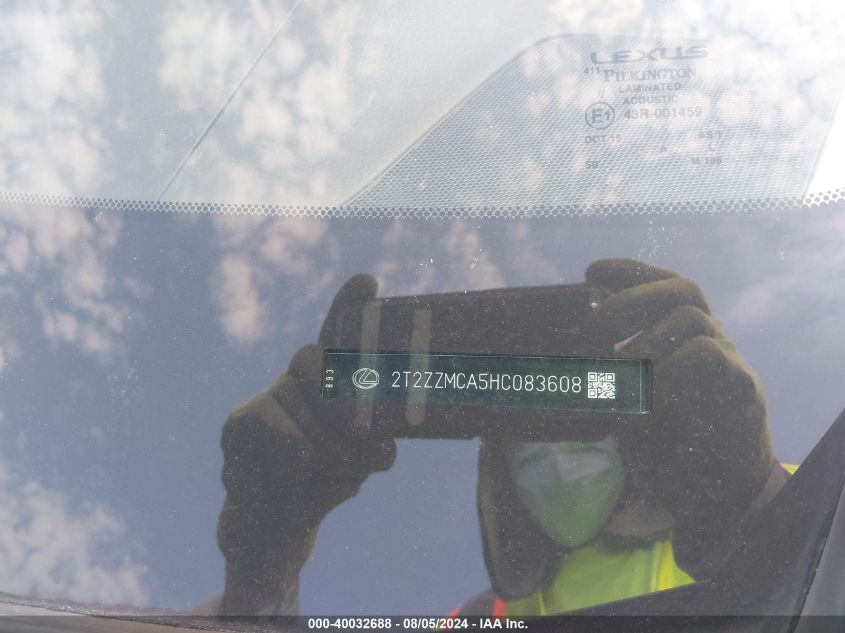 2017 Lexus Rx 350 350/Base/F Sport VIN: 2T2ZZMCA5HC083608 Lot: 40032688