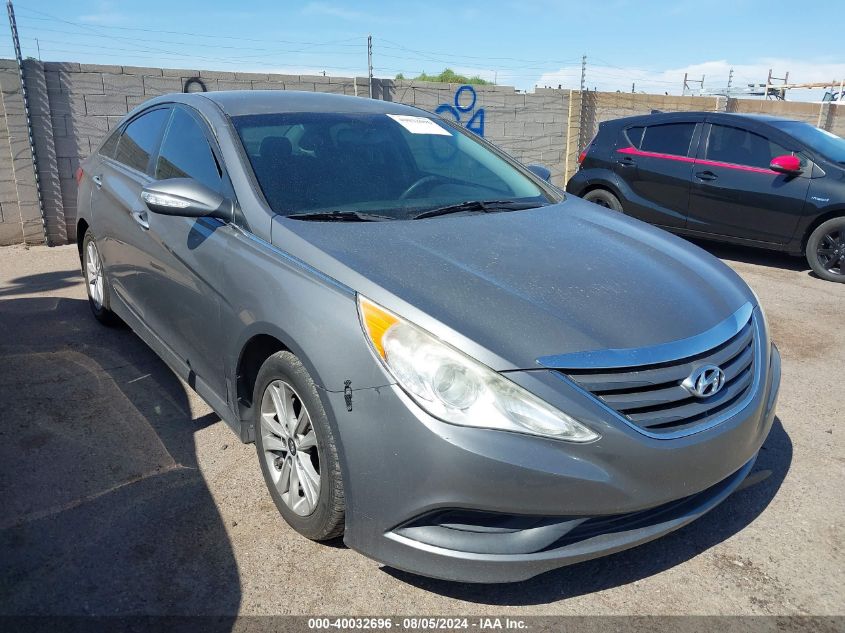 2014 Hyundai Sonata Gls VIN: 5NPEB4AC1EH834157 Lot: 40032696