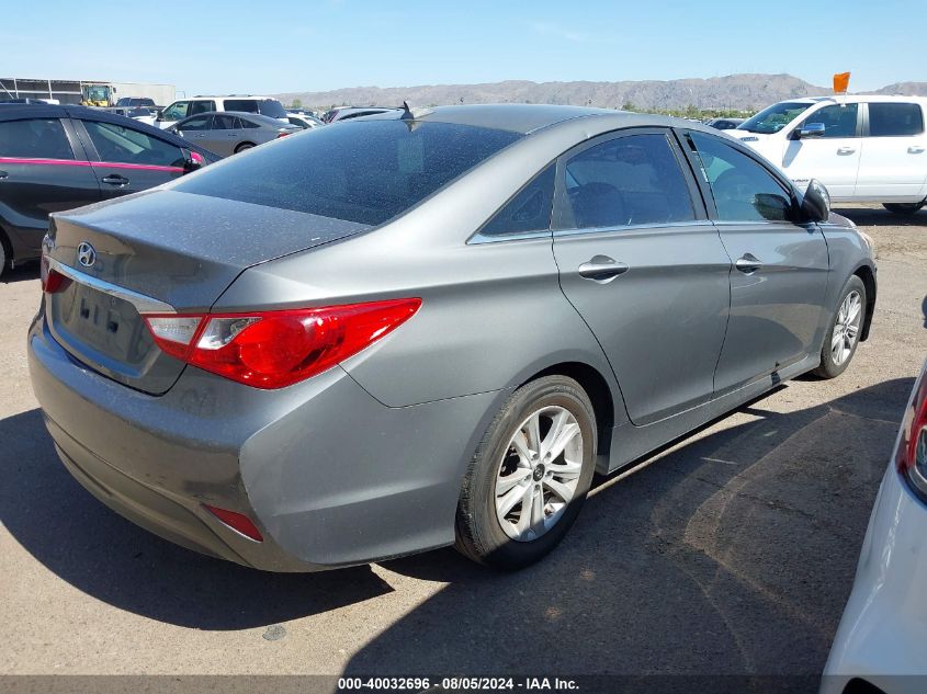 2014 Hyundai Sonata Gls VIN: 5NPEB4AC1EH834157 Lot: 40032696