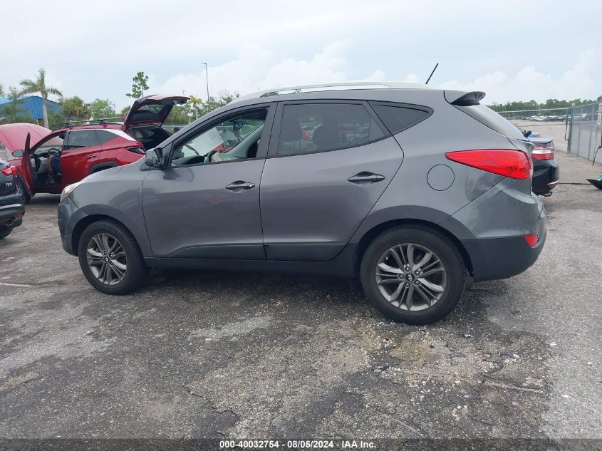 2014 Hyundai Tucson Gls/Limited/Se VIN: KM8JU3AG0EU832410 Lot: 40032754