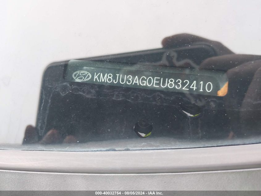 2014 Hyundai Tucson Gls/Limited/Se VIN: KM8JU3AG0EU832410 Lot: 40032754
