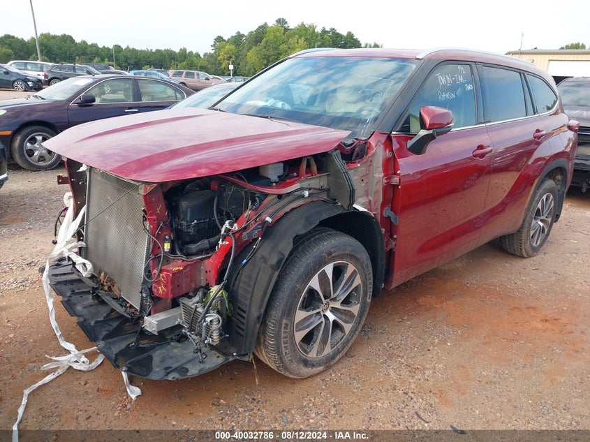 2021 TOYOTA HIGHLANDER XLE - 5TDGZRBH3MS549268