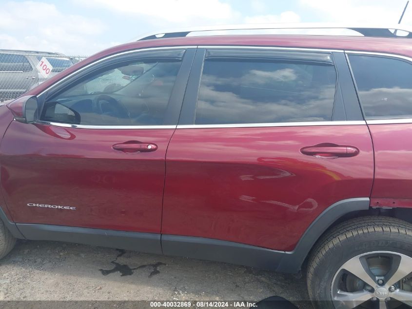 2019 Jeep Cherokee Limited 4X4 VIN: 1C4PJMDX0KD231244 Lot: 40032869