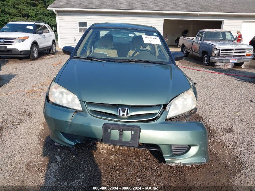 2004 Honda Civic Lx VIN: 2HGES16504H619418 Lot: 40032894