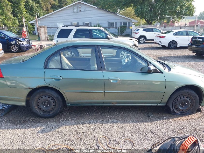 2004 Honda Civic Lx VIN: 2HGES16504H619418 Lot: 40032894