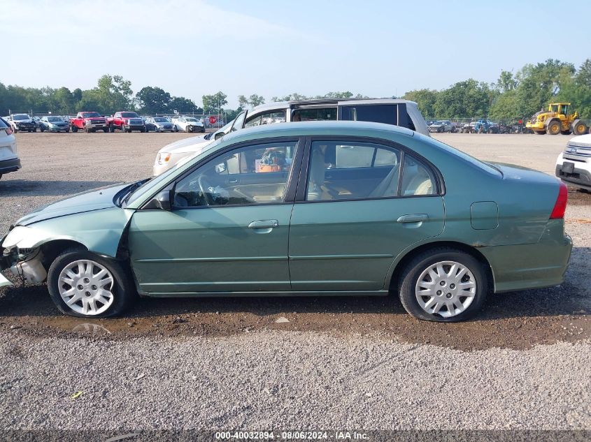 2004 Honda Civic Lx VIN: 2HGES16504H619418 Lot: 40032894