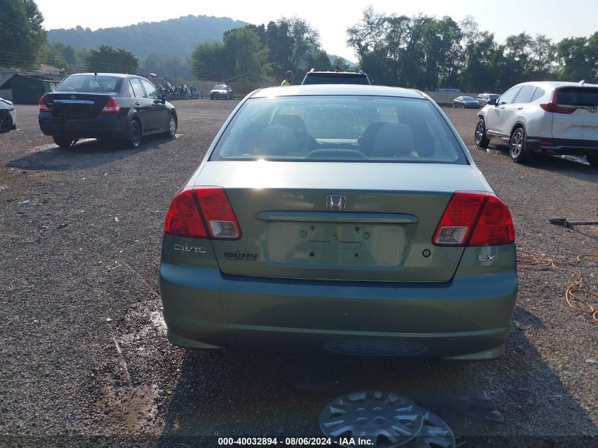 2004 Honda Civic Lx VIN: 2HGES16504H619418 Lot: 40032894