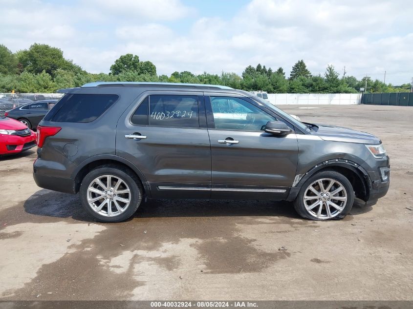 2017 Ford Explorer Limited VIN: 1FM5K8F82HGA17862 Lot: 40032924