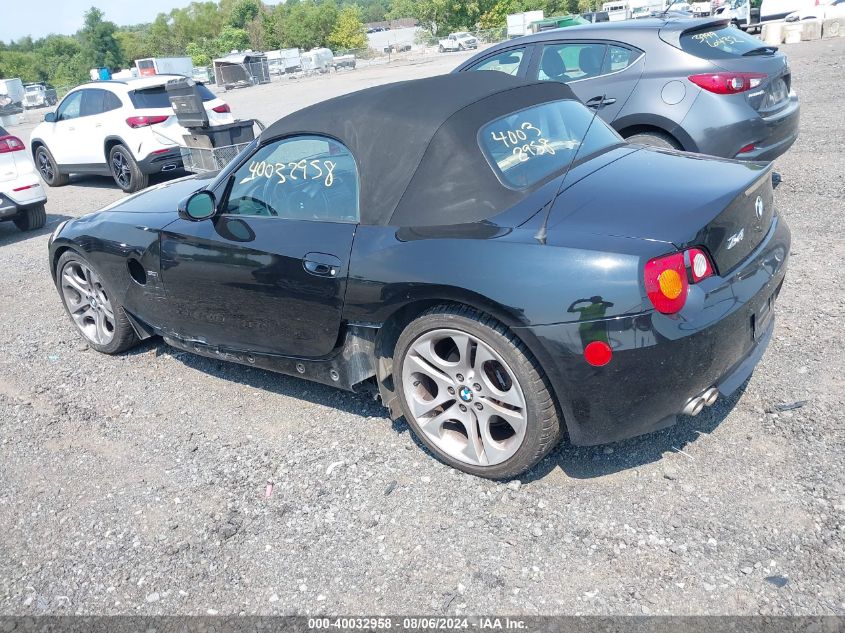 2003 BMW Z4 3.0I VIN: 4USBT53403LU05428 Lot: 40032958