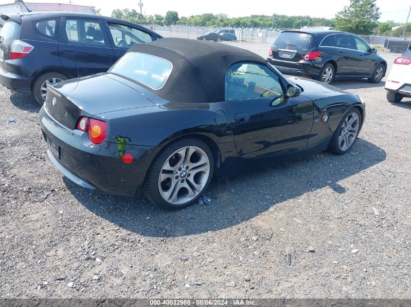 2003 BMW Z4 3.0I VIN: 4USBT53403LU05428 Lot: 40032958