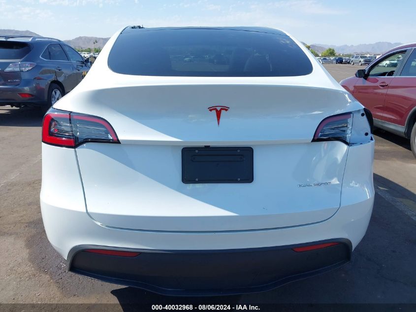 2023 Tesla Model Y VIN: 7SAYGDEE6PA075596 Lot: 40032968