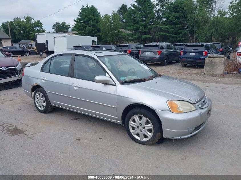 2HGES267X3H588376 | 2003 HONDA CIVIC