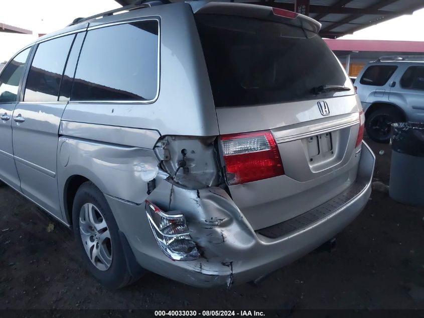 2005 Honda Odyssey Ex VIN: 5FNRL38455B065779 Lot: 40033030