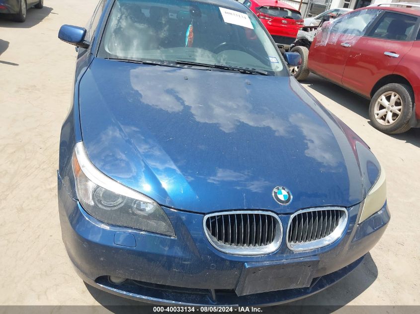 2007 BMW 525I VIN: WBANE53597CY07425 Lot: 40033134