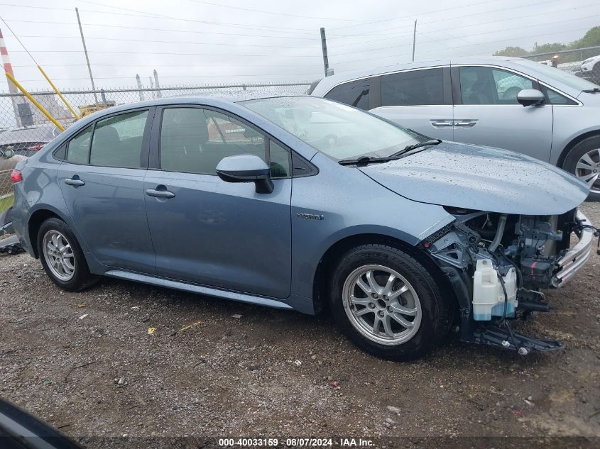 2021 Toyota Corolla Hybrid Le VIN: JTDEAMDE6MJ015490 Lot: 40033159