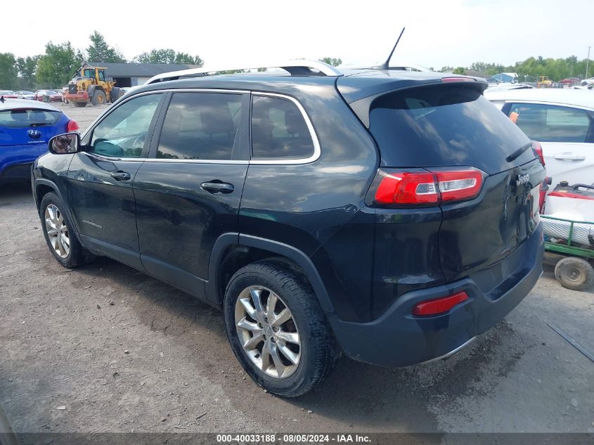 2015 Jeep Cherokee Limited VIN: 1C4PJLDB7FW560872 Lot: 40033188