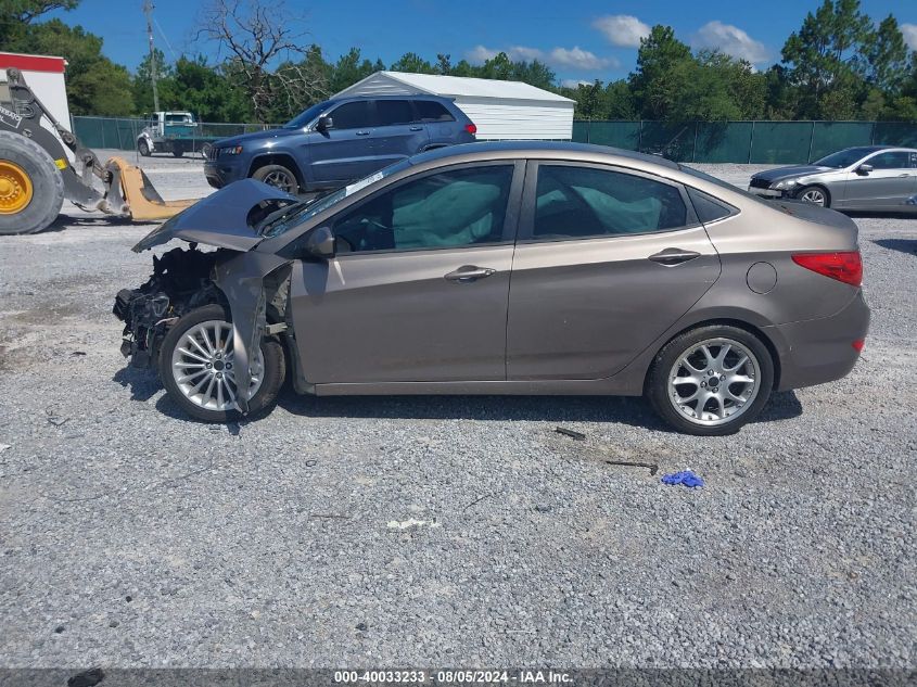 2014 Hyundai Accent Gls/Gs VIN: KMHCT4AE5EU681919 Lot: 40033233